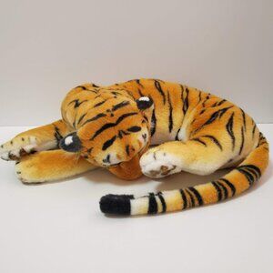 Best Made Toys Realistic Tiger Plush Stuffed Animal Lying Down 20"